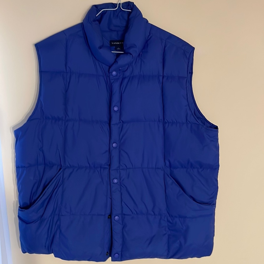 Down feather vest